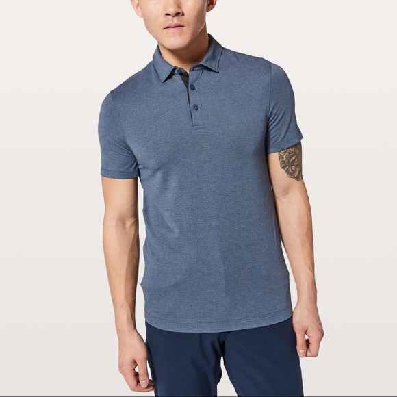 Lululemon Evolution Polo Heathered Iron 